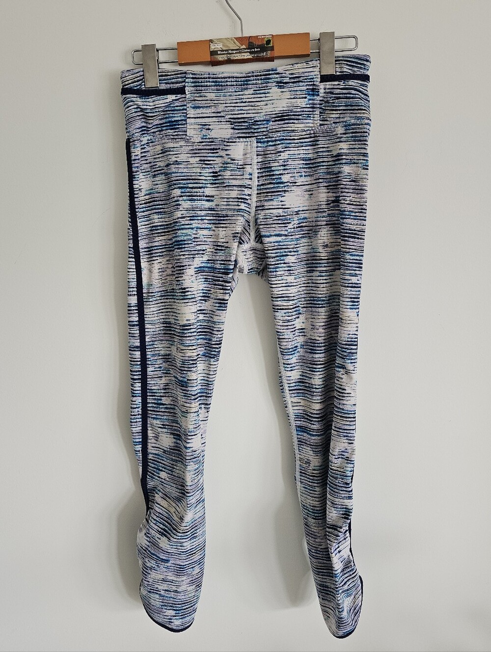 lululemon athletica WomansBlue Multi Striped Leggings